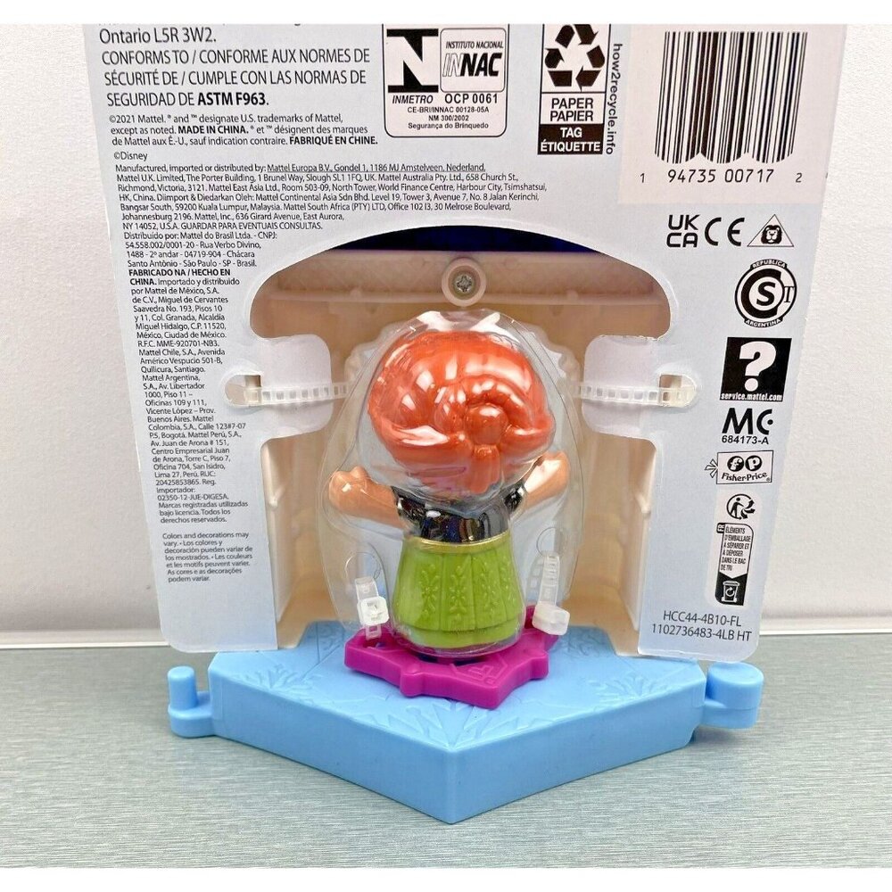 Fisher Price Little People Disney Frozen Anna in Arendelle Portable Playset - Picture 6 of 14